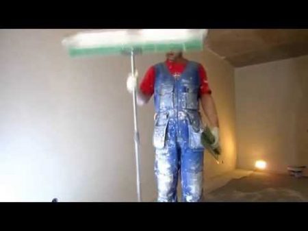 Механизированная шпаклевка puttying spray machine