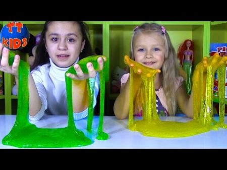 ШОК ЛИЗУН ЧЕЛЛЕНДЖ готовим 2 кг СЛИЗИ Slime Challenge Kids Video Челленджи с детьми