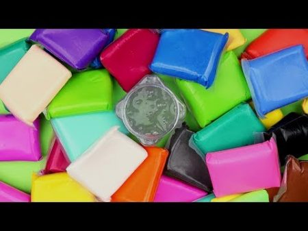 Diy Mixing Soft Clay Into Clear Slime Most Amazing Satisfying Slime Videos