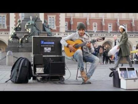 Amazing street guitar performance by Imad Fares Gipsy Kings cover