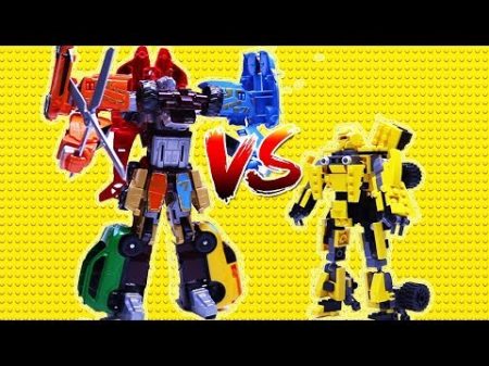 Transformers Stop Motion Bumblebee Super Wings Tobot w Lego Animation Robot car for kids