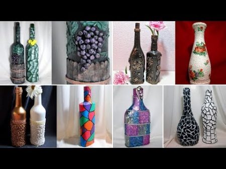 20 идей декора бутылок Декор своими руками