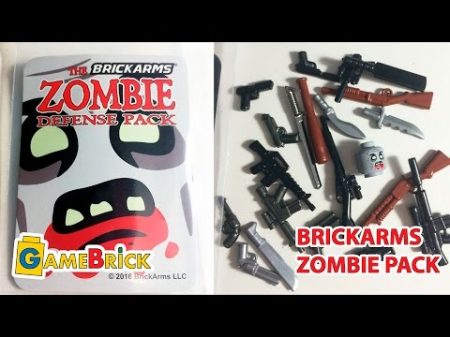 ЛЕГО ОРУЖИЕ Обзор брикармс зомби пак Розыгрыш! brickarms Zombie Defense 2016 Pack