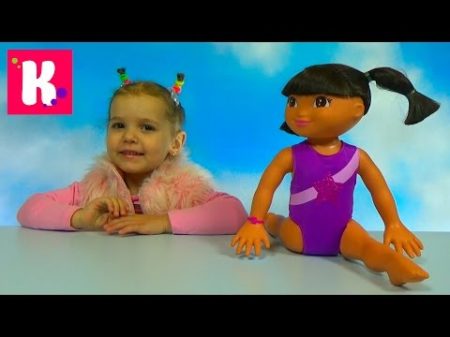 Даша Путешественница гимнастка Распаковка куклы Dora the Explorer Gimnastic