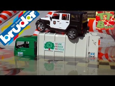 Молния Маквин Бассейн с машинками БРУДЕР Гонки в воде Игры для детей CARS Mcqueen Pool Bruder Toy