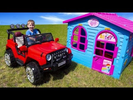 Arthur pretend play and ride on the new Car toys