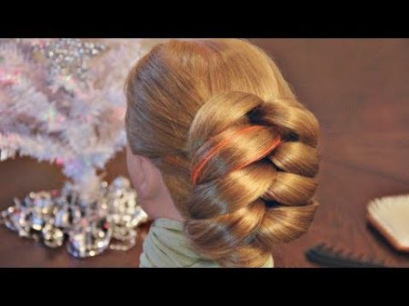 Широкая псевдокоса Авторские причёски Лена Роговая Hairstyles by REM Copyright
