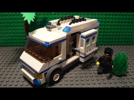 LEGO САМОДЕЛКА 21 Автомобиль для перевозки заключенных Prisoner Transporter