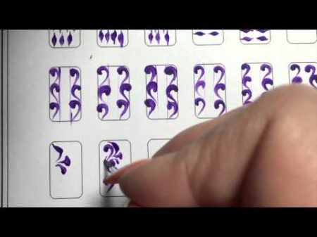 Дизайн ногтей Декоративная роспись ногтей! Видео урок 3