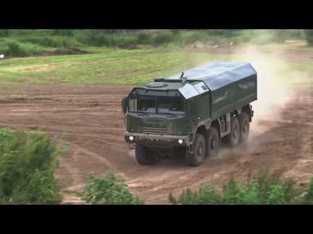 VOLAT s live demonstration at Eurosatory 2016 an exciting show by tactical vehicle MZKT 600203