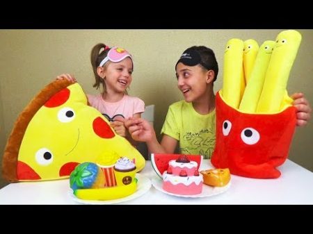 Челлендж СКВИШИ против НАСТОЯЩЕЙ ЕДЫ Challenge 2018 REAL FOOD vs squishy toys