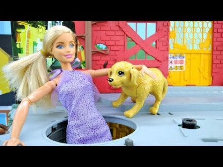 Видео про куклы Как собака спасла Барби Игрушки для девочек