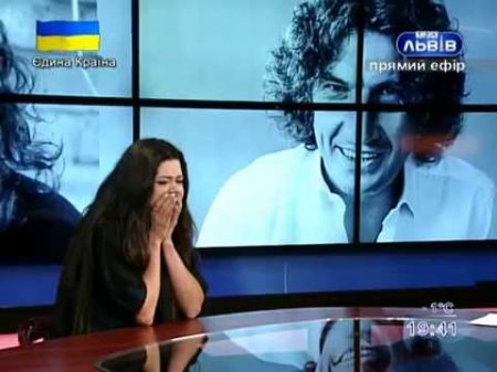 Руслана згадуючи Кузьму розплакалась в прямому ефірі ТРК Львів