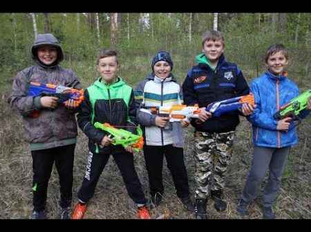 НЁРФ БИТВА НА РУССКОМ Наёмники NERF Mercenaries