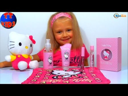 Игрушка Хелло Китти и Набор Косметики от девочки Ярославы A cosmetics set for toys Hello Kitty