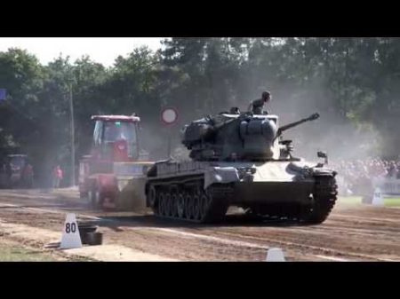 Gepard tank Panzer Tractor Pulling Fursten Forest Fürstenau 2015