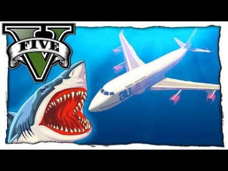 GTA 5 МОДЫ Эксперимент Сможет Ли Самолет Летать Под Водой! Видео Обзор Мода Игры ГТА 5 Mods