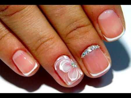 ТОП Красивый дизайн ногтей Френч на коротких ногтях 2017 Новинки от мастера маникюра nail 2017