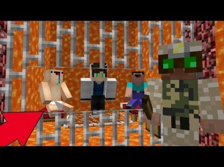 2 НУБА И ПРО ДЕЛАЮТ ПОБЕГ ИЗ ЛАВОВОЙ ТЮРЬМЫ В МАЙНКРАФТЕ! МЕГА ЛОВУШКИ MINECRAFT ПОБЕГ 6