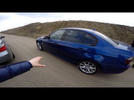 BMW Е 90 vs Mercedes CLS 5 5 Старт с раздутой турбиной !!!