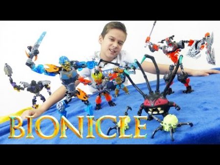 Игрушки Роботы Лего Бионикл Сборка героя Гали