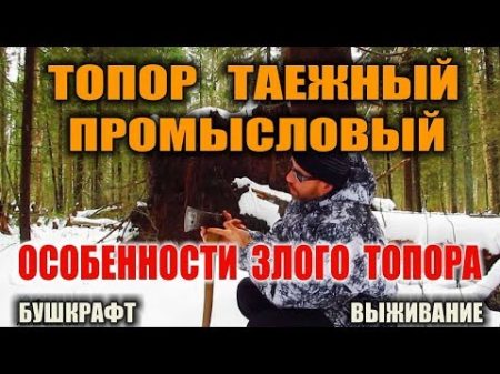 ОХОТНИЧИЙ ТАЕЖНЫЙ ПРОМЫСЛОВЫЙ ТОПОР Hunting ax Бушкрафт с топором Секрет топора