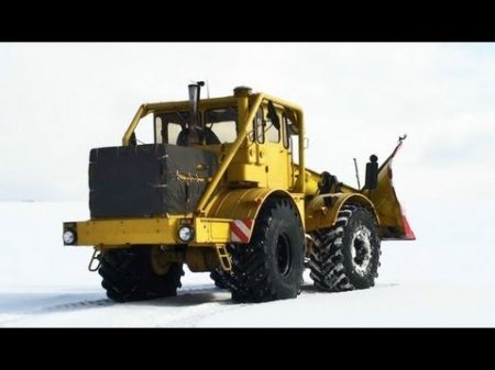 K700A im Wintereinsatz Insel Rügen 2013 Кировец К 700A трактор К 700 снегоочиститель Snow plow