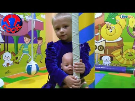 Кукла Беби Борн и Ярослава в детской игровой комнате Baby Born Doll is in the children s playroom