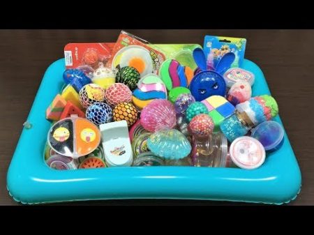 Mixing all my Store Bought Slimes !!! Slimesmoothie Relaxing Satisfying Slime Videos