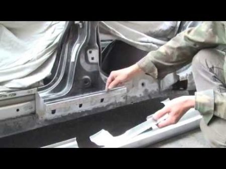 Как заменить и отремонтировать пороги своими руками Renault Laguna 2