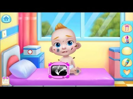 Играем в игру мультик для девочек ухаживаем за малышом Беби Босс Куклы Пупсики на канале Зырики ТВ
