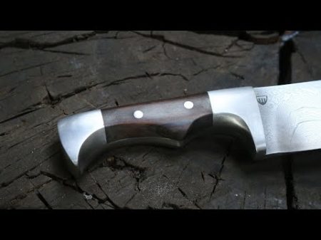 Forging a Damascus steel kitchen knife