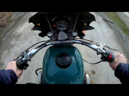 Запускаю мотоцикл Урал 8 103 10 после зимы Start the Moto Ural IMZ 8 103 10