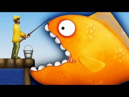 Tasty Blue 2 КАРАСИК ВАСЯ СЪЕЛ РЫБАКОВ Веселая мульт игра для детей про рыбку обжору СЪЕСТЬ ОКЕАН