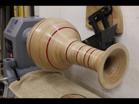 Woodturning The Plywood and Perspex Vase RocklerPlywoodChallenge