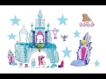Хрустальный Замок Кейденс и Фларри Харт Crystal Empire Castle Май Литл Пони Мультик Распаковка