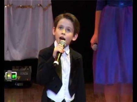 Time to Say Goodbye Andrea Bocelli 8 year old Oleg Alexandrov and vocal ensemble Lastochka