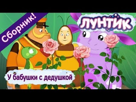 Лунтик У бабушки с дедушкой Сборник мультфильмов