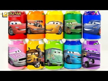 Learning Color Disney Pixar Cars Lightning McQueen Mack Truck magic juice Play for kids car toys