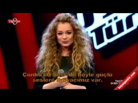 Яна Соломко Вербовая дощечка на шоу Голос Турции