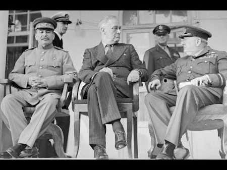 И В Сталин в Иране Тегеранская конференция 1943 г документальные кадры HD1440