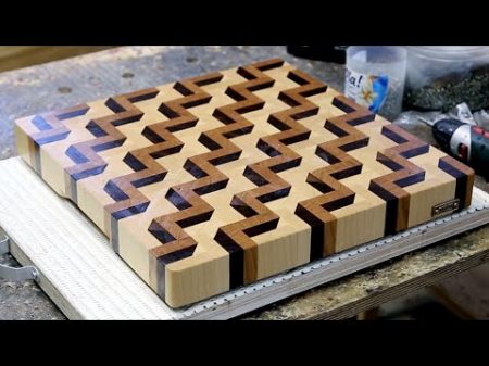 Making a 3D end grain cutting board 3