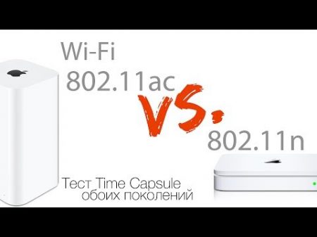 Полный обзор AirPort Extreme Time Capsule 2013 Wi Fi 802 11ac vs 802 11n