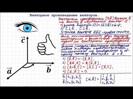 Векторное произведение векторов