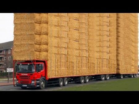 World Amazing Hay Bale Handling Modern Agriculture Equipment Mega Machines Tractor Harvester Truck