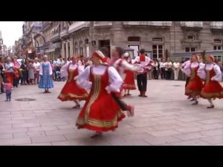 Russian folk dance Владимирская Топотуха Vladimirskaya Topotukha