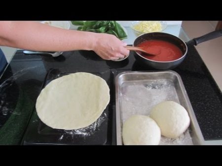 làm Đế Pizza Тесто для Пиццы Видео Рецепт Hướng dẫn nhồi bột bánh Pizza Quick Pizza dough Recipe