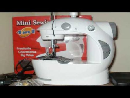 Mini sewing machine Что делать если швейная машинка не цепляет нижнюю нить