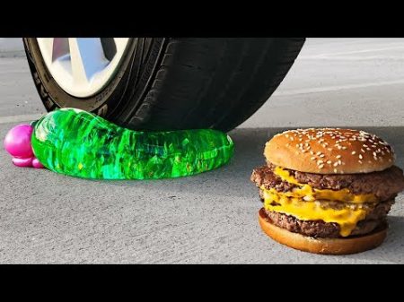 Crushing Crunchy Soft Things by Car! Floral Foam Squishy Tide Pods and More!