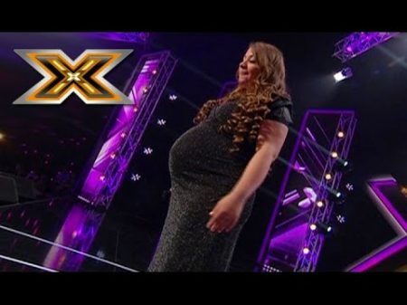 Pregnant woman sings Whitney Houston I have nothing The X Factor TOP 100